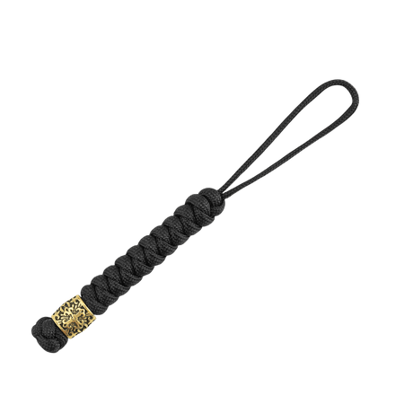 M-Tac Viper Lanyard Scandinavian mustassa paracordissa Viper-helmellä skandinaavisella designilla veitselle ja taskulampulle.