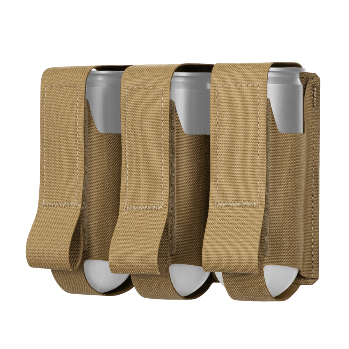 M-Tac Pouch til 3 VOG-Granater i slidstærkt Cordura med MOLLE Laser Cut-system til nem montering og sikker opbevaring af granater.