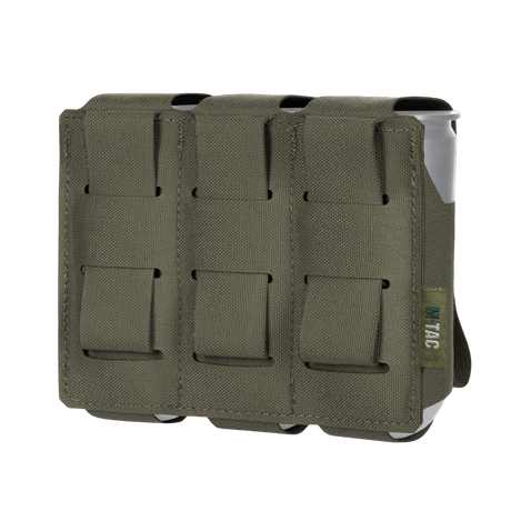 M-Tac pouch 3 VOG-kranaatille, MOLLE Laser Cut -järjestelmä, Cordura, turvallinen säilytys ja helppo kuljetus VOG-25 40 mm kranaateille.