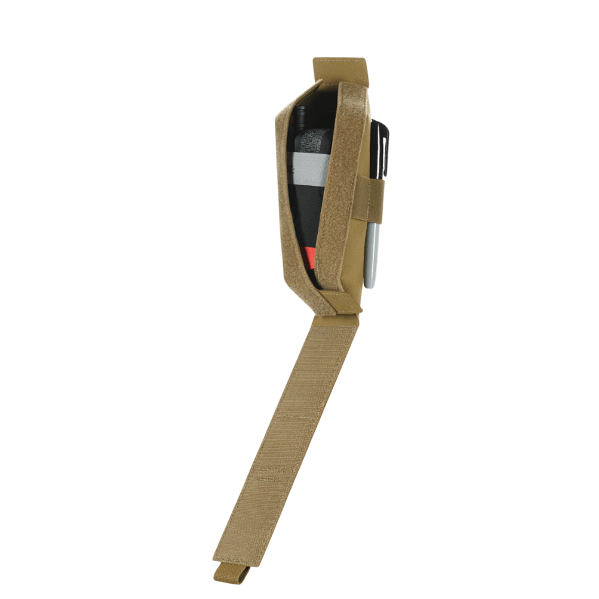 M-Tac Lomme til Tourniquet Closed i nylon med lukket design, åben for visning af tourniquet indvendig.