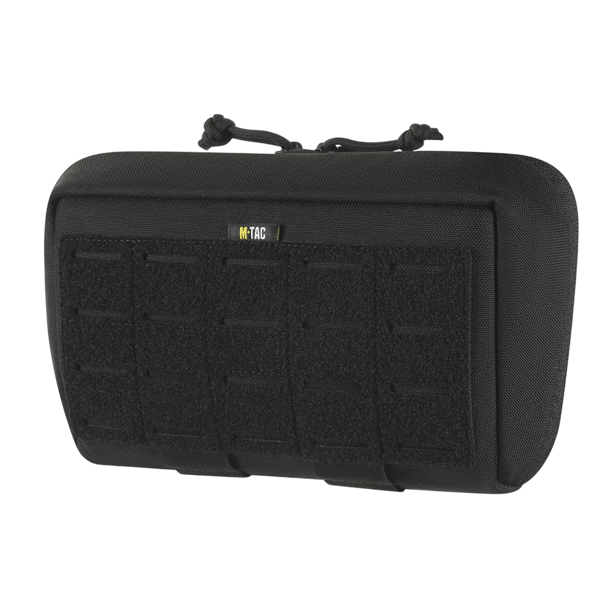 M-Tac Admin Pouch Large Elite i sort med laser cut velcro-panel ideel til opbevaring af taktisk udstyr.