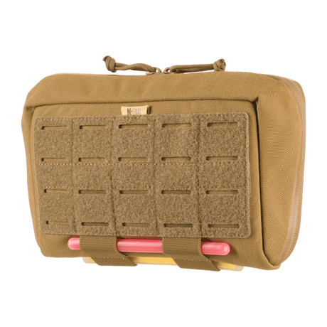 M-Tac Admin Pouch Large Elite Cordura 500D:stä Laser Cut -tarrapaneelilla taktisten varusteiden säilytykseen.