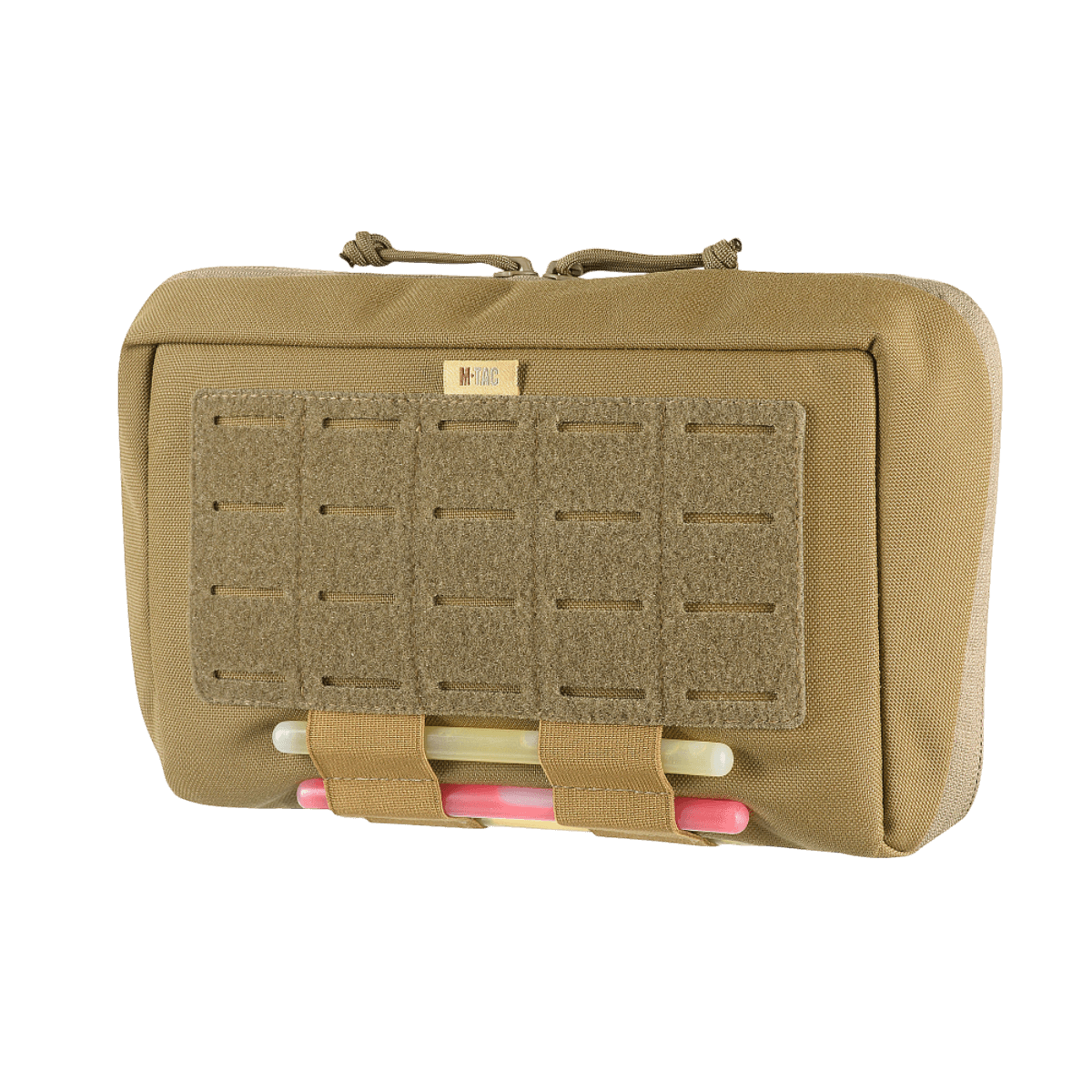 M-Tac Admin Pouch X-Large Elite i slidstærk Cordura 500D med Laser Cut frontpanel og velcro, ideel til taktisk udstyr og modulære inserts.