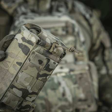 M-Tac Mediclomme Small Vertical Elite multicam-nylonista NIJ-sertifioinnilla ja sisäisellä IFAK-organizerilla, näytetty gallerian sijainti 1.