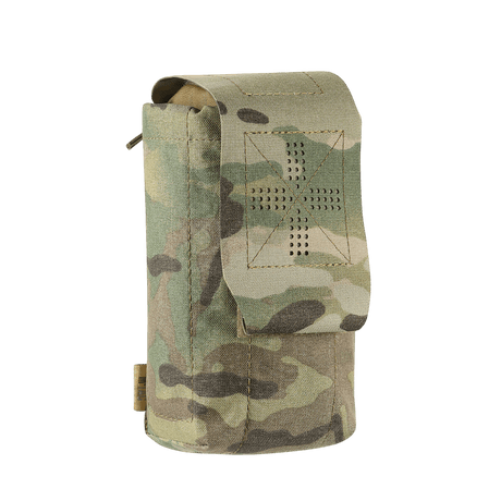 M-Tac Mediclomme Small Vertical Elite multicam-nylonista NIJ-sertifioinnilla, tukeva muotoilu ja sisäinen IFAK-organizer, näytetty gallerian sijainti 1.
