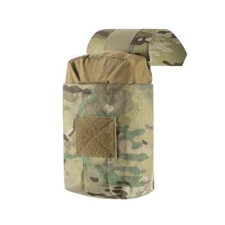 M-Tac Mediclomme Small Vertical Elite multicam-nylonista sisäisellä IFAK-organizerilla ja NIJ-sertifioinnilla, näytetty gallerian sijainti 1.