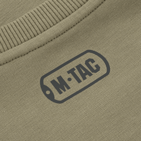 M-Tac Pullover 4 Seasons -yksityiskohta: joustava kaula-aukko ja hihansuut, minimalistinen muotoilu, mukava ympäri vuoden
