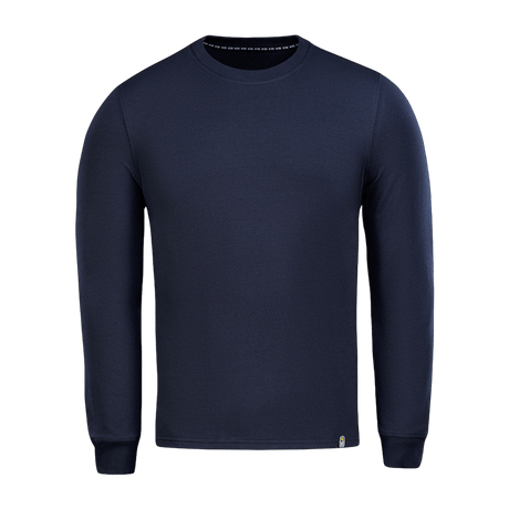 M-Tac Pullover 4 Seasons tummansininen, minimalistinen muotoilu, pyöreä pääntie, joustavat hihansuut, 95% puuvillaa, sopii ympäri vuoden