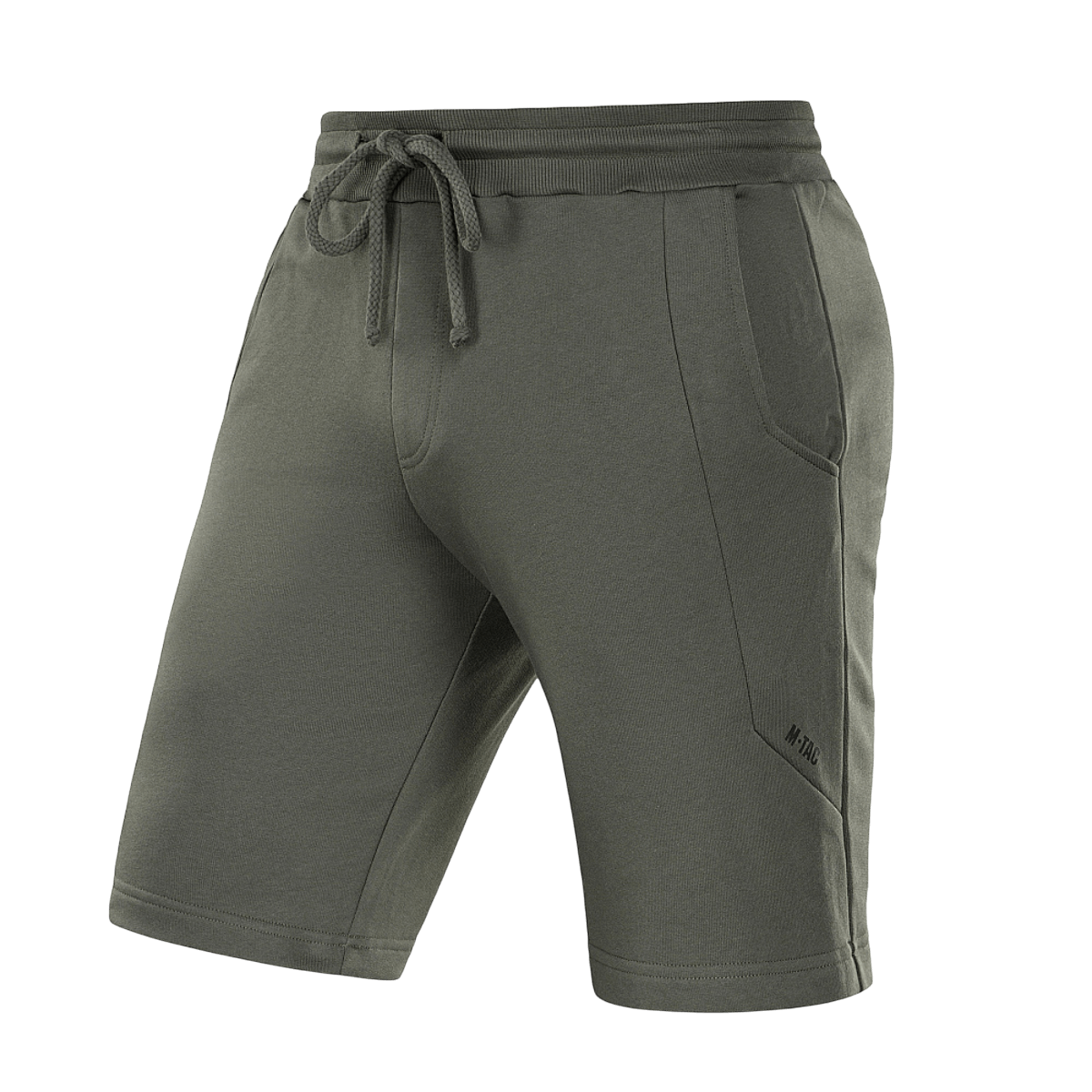 M-Tac Shorts Casual Fit Cotton i grønt design med elastik i taljen, to sidelommer og diskret logo til komfortabel sommerbrug.
