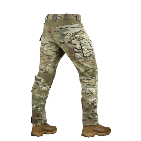 M-Tac Bukser Army Gen. II NYCO Extreme i multicam med slidstærkt amerikansk NYCO Extreme-stof, NIJ-certificeret, gallery position 1 bagfra visning.