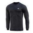 Sort M-Tac Sweatshirt Cotton Hard i 100% bomuld, reflekslogo på brystet, varm og behagelig med ribkanter. Perfekt til hverdag.