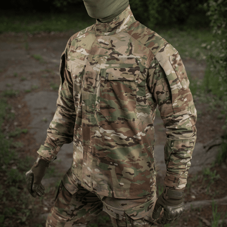 M-Tac Jakke Sturm NYCO Extreme i Multicam-mønster, slidstærk militærjakke med høj åndbarhed og YKK lynlåse.