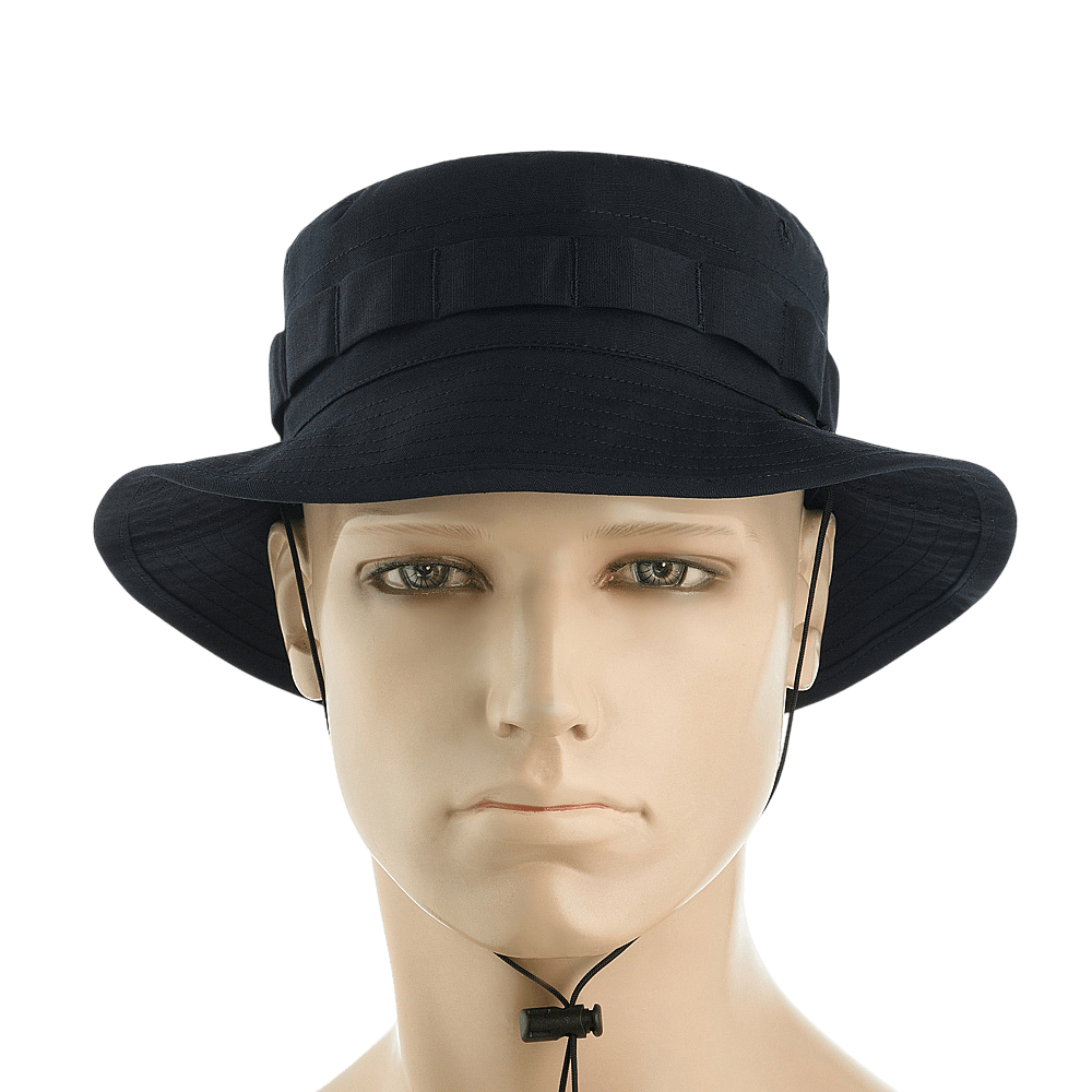 M-Tac Panama Rip-Stop army-hat med sort bånd og ventilationshuller, inspireret af amerikansk Boonie-model.