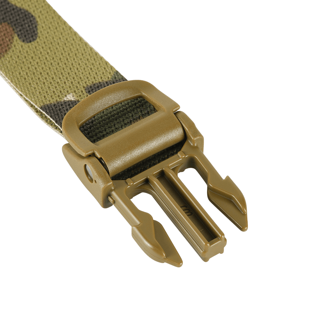 M-Tac Kompressionsrem Gen.II med fastex-spænde, ideel til militær- og turistudstyr, fremstillet af holdbart nylon webbing.