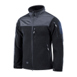 M-Tac Alpha Microfleece Jakke Gen.II i sort med Oxford nylonforstærkninger, perfekt til taktisk og outdoor brug i koldt vejr.