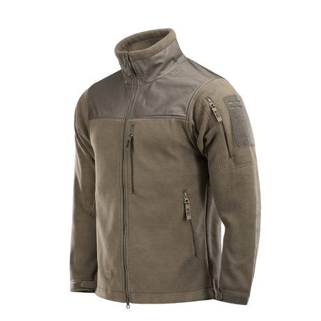 M-Tac Alpha Microfleece Jakke Gen.II i forstærket fleece, ideel til taktisk og udendørs brug i koldt vejr