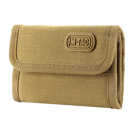 M-Tac Pung Elite Gen.II kestävä Cordura 500D:stä YKK-vetoketjuilla ja tyylikkäällä M-Tac-logolla, sopii käteiselle, korteille ja asiakirjoille.