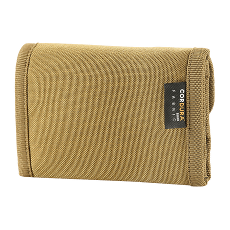 M-Tac Pung Elite Gen.II kestävästä Cordura 500D -materiaalista, hiekansävy, tyylikäs muotoilu ja YKK-vetoketju käteiselle ja korteille.