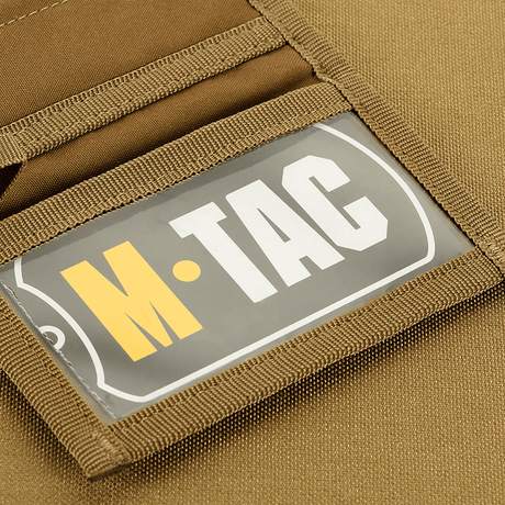 M-Tac Pung Elite Gen.II Cordura 500D-kankaasta ja tyylikäs M-Tac-logo, käytännöllinen seteleille ja korteille.