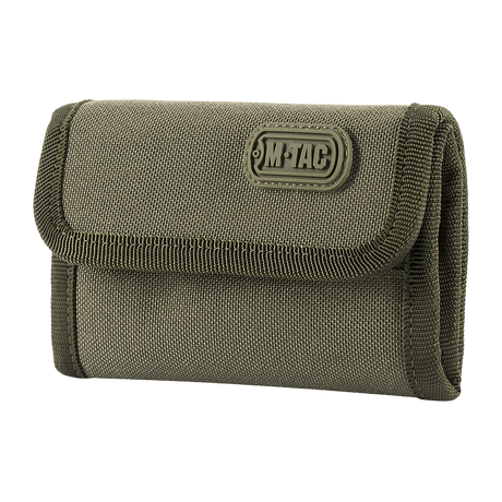 M-Tac Pung Elite Gen.II kestävästä Cordura 500D:stä YKK-vetoketjuilla ja tyylikkäällä logolla edessä, täydellinen käteiselle ja korteille.