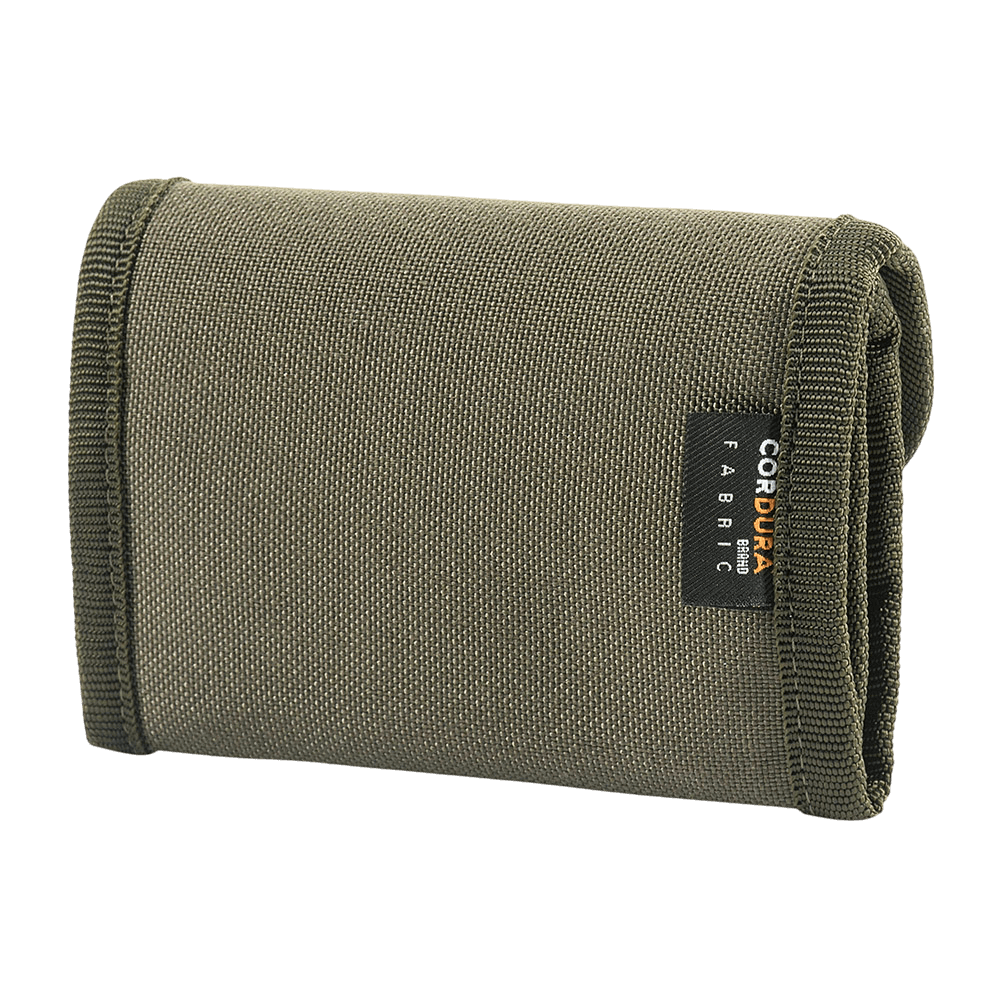 M-Tac Pung Elite Gen.II, kompakt pung i slidstærkt Cordura 500D med YKK lynlåse og stilfuldt M-Tac logo, perfekt til kort, kontanter og dokumenter.