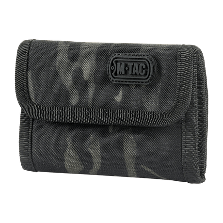 M-Tac Pung Elite Gen.II kompakti lompakko kestävästä Cordura 500D:stä YKK-vetoketjuilla ja tyylikkäällä M-Tac-logolla.