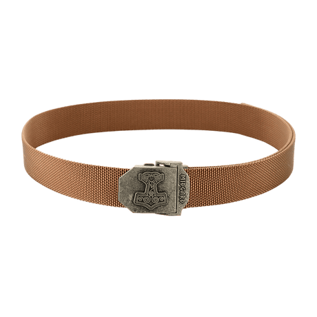 M-Tac Thors Hammer Bælte – Militærstil og funktionalitet, militærinspireret bælte med Thor's Hammer-spænde i metal, 38mm bred, nylon.