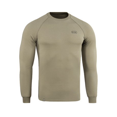 M-Tac Raglan Athlete -college raglanhihoilla, väri coyote, sopii urheiluun ja arkeen, valmistettu puuvillasta ja elastaanista.