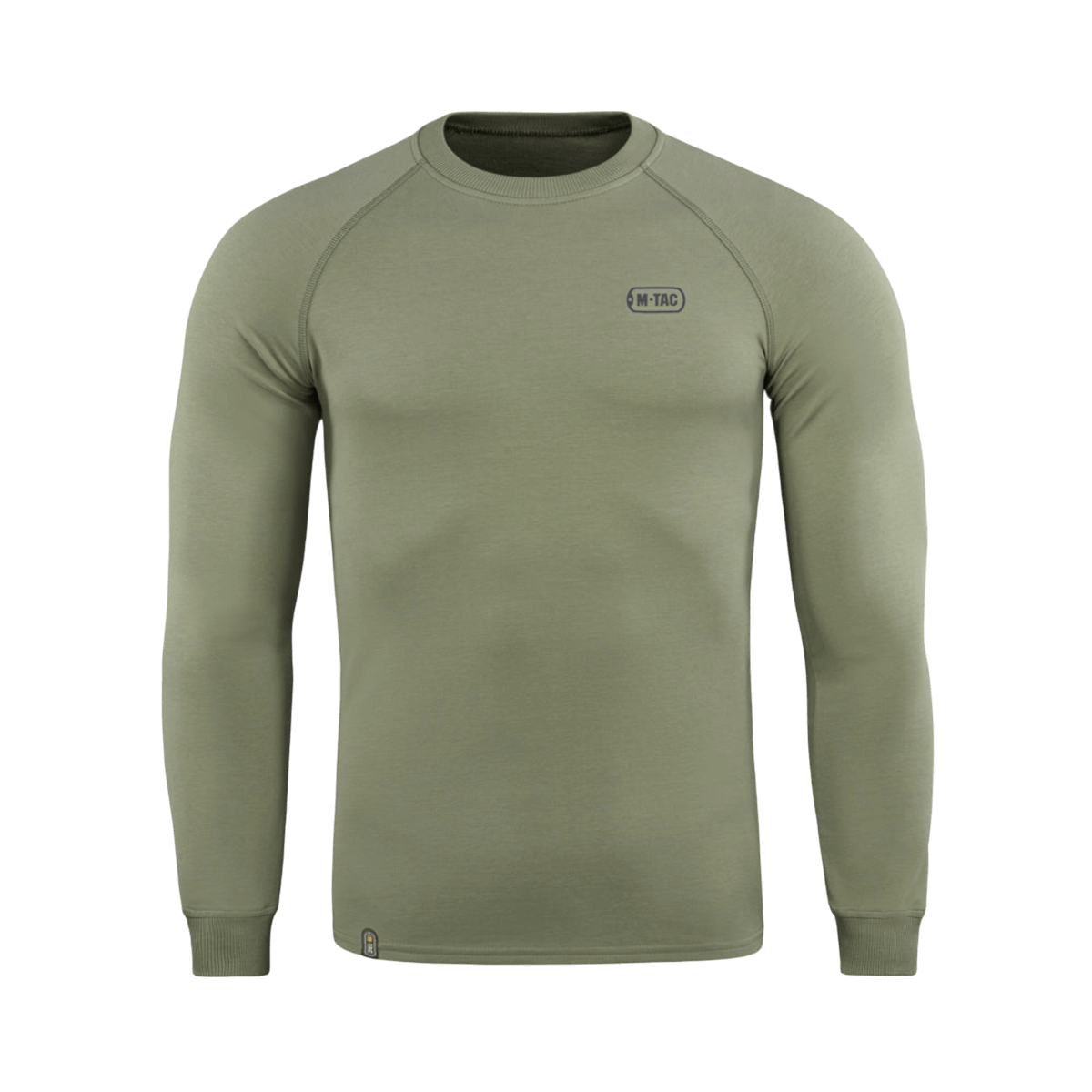 M-Tac Raglan Athlete i olivengrøn farve, behagelig sweatshirt med raglanærmer, perfekt til sport og hverdag. 95% bomuld, 5% elastan.