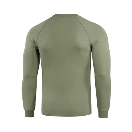 M-Tac Raglan Athlete -oliivinvihreä, minimalistinen college raglanhihoilla, optimaalinen liikkuvuus urheiluun ja arkeen.