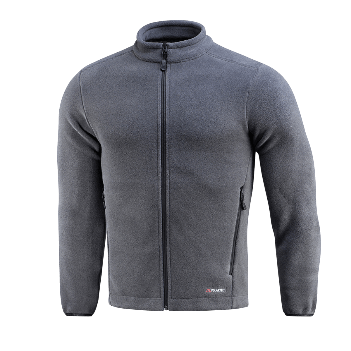 M-Tac Nord Polartec Fleecejakke i grå, fremstillet af premium Polartec® 200 Series fleece, ideel til varmeisolering og fugtstyring.
