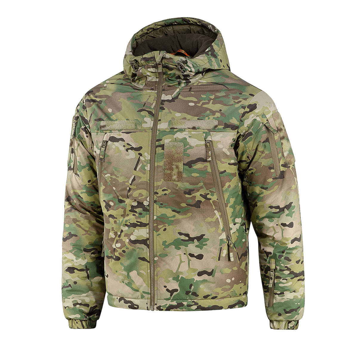 M-Tac Alpha Gen.IV Pro Primaloft Vinterjakke i originalt Multicam design, holdbar, vandafvisende og ideel til koldt vejr ned til -20°C