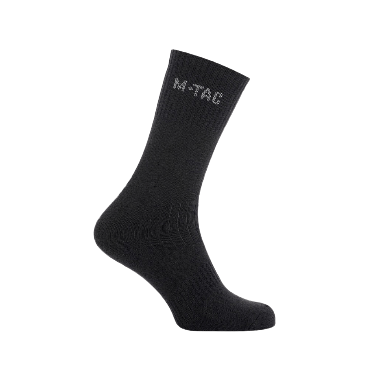 M-Tac Sokker Mk.1 i sort, designet til komfort og støtte med ekstra polstring og svangstøtte til lange gåture og aktiviteter.