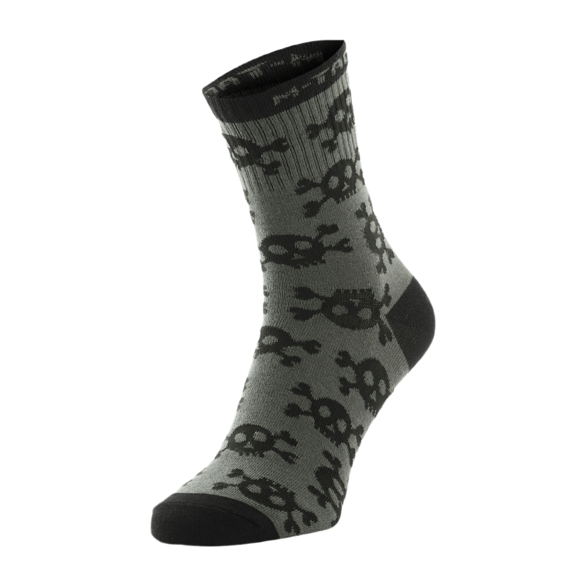 M-Tac Letvægtssokker Mk.3 Pirate Skull, ergonomiske sommertrekkingsokker med piratdesign, perfekte til sommerbrug og hverdag.