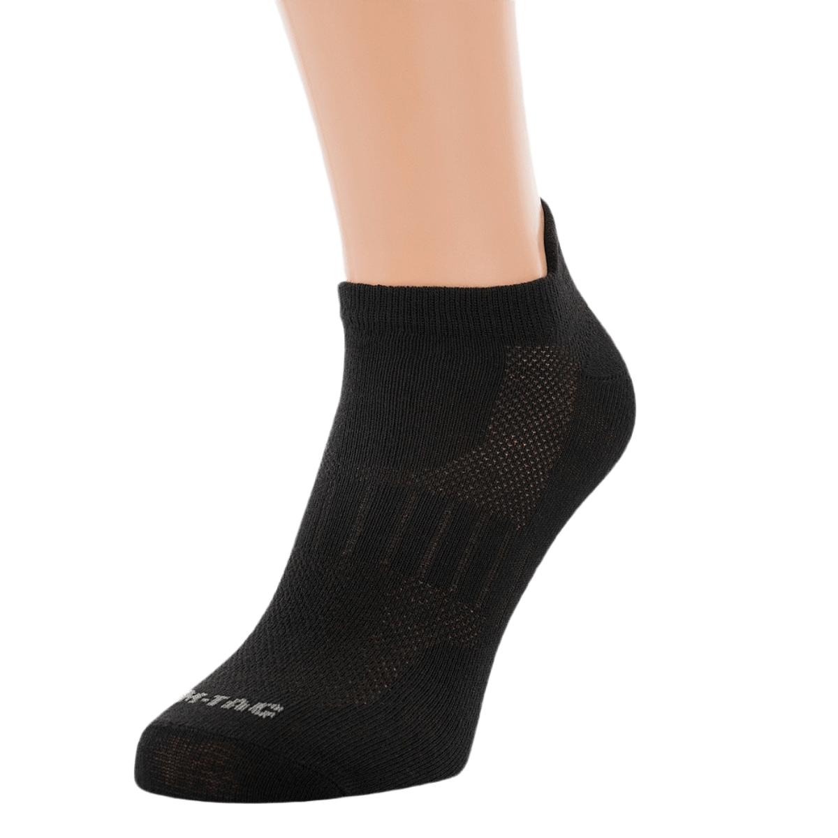 M-Tac Let Sportsokker til løb, korte sorte sokker med åndbart materiale og ergonomisk pasform