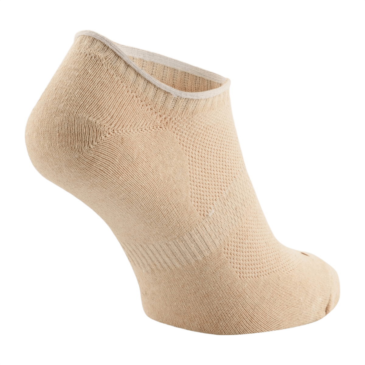 M-Tac Let Sommersokker til løb og udendørs aktiviteter, beige sokker med elastiske kanter og åndbart materiale til komfort i varmt vejr.