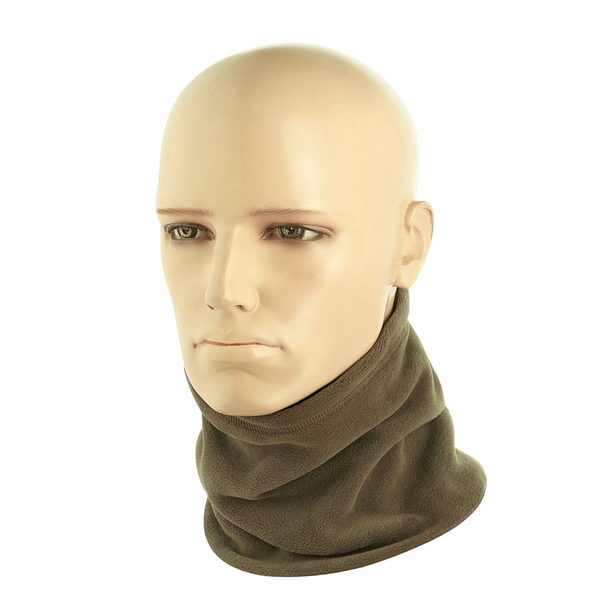 Mand med M-Tac Polartec Lang Tubehalstørklæde i fleece, beskytter mod vind og kulde