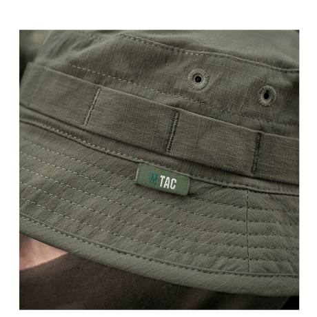 M-Tac Panamahat Gen. II Summer Flex i slidstærkt nylon/elastan med NIJ-certificering, tæt detaljeret syning og ventilationshuller, gallery position 1.