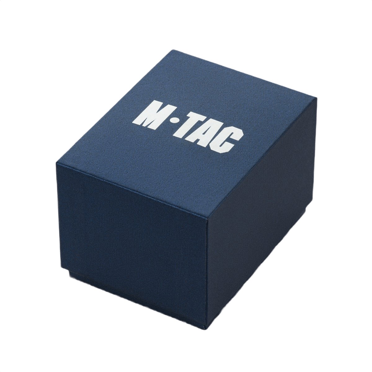 M-Tac Tactical Ur 2166 i en solid blå æske med logo, ideel til holdbar udendørs eller daglig taktisk brug.