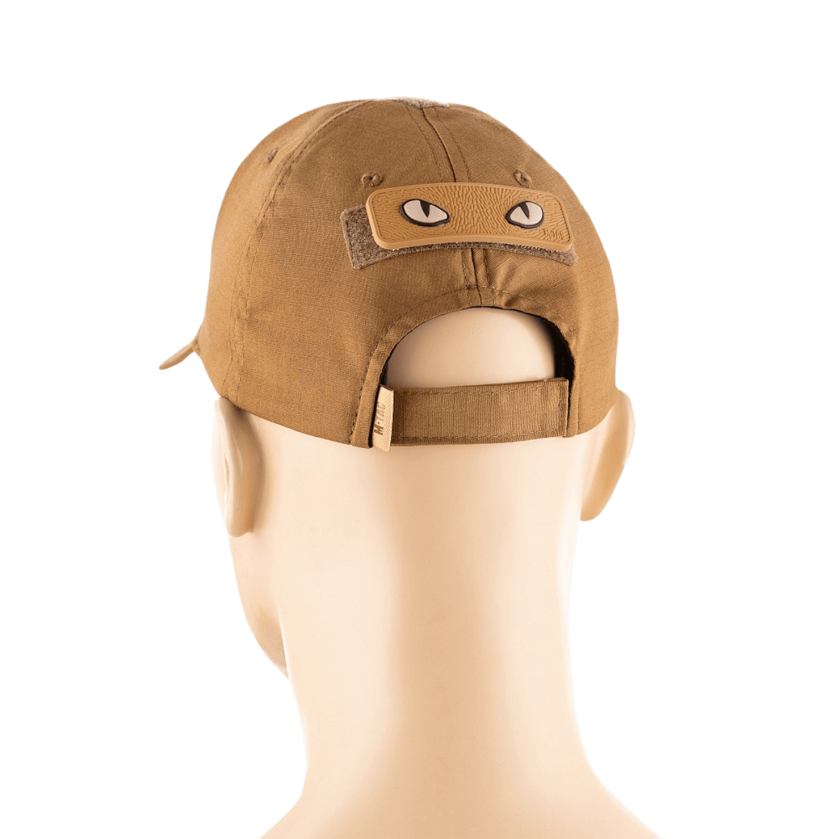 M-Tac Cat Eyes 3D PVC Patch fastgjort på kasket, taktisk udstyr, Velcro, rødt design, outdoor aktiviteter, airsoft, 80 x 25 mm