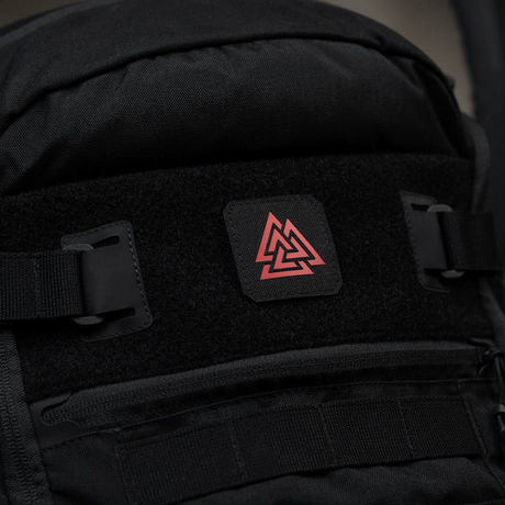 M-Tac Patch Valknut Laser Cut Odin symbol på en sort taske