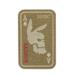 M-Tac Patch Bad Boy (Broderi) ace of spades -motiivilla ja jäniksen kallolla, kirjailtu Cordura 500D:hen, kiinnitys Velcro.