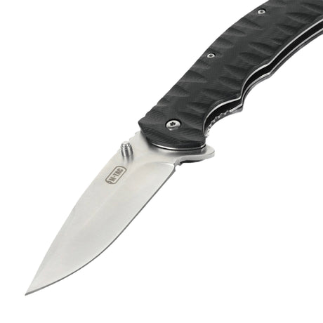 M-Tac Outdoor & Militær taittoveitsi - Type 4, ruostumaton terä ja G10-komposiittikahva, kevyt taktinen muotoilu.