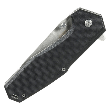 M-Tac Outdoor & Militær taitettava veitsi - Type 5 alumiinikahvalla ja G10-komposiitilla, taitettuna