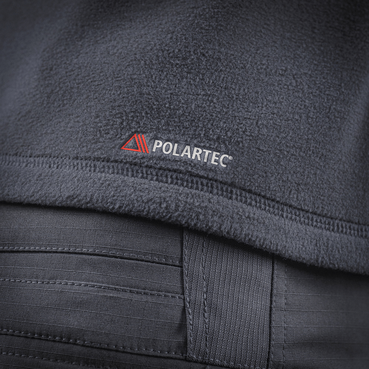 M-Tac Delta Polartec Fleecejakke med Polartec® Micro Series-label i navy, fremstillet af holdbart og let polyestermateriale.