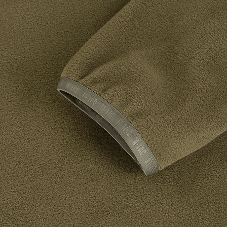 M-Tac Delta Polartec Fleecejakke i slidstærkt Polartec® Micro Series-fleece, nærbillede af ærme med elastisk kant