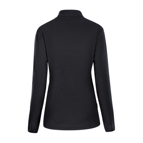 Mørk grå M-Tac Delta Polartec Fleecejakke Dame set bagfra, fremstillet af Polartec® Micro Series-fleece, med høj komfort og varme.