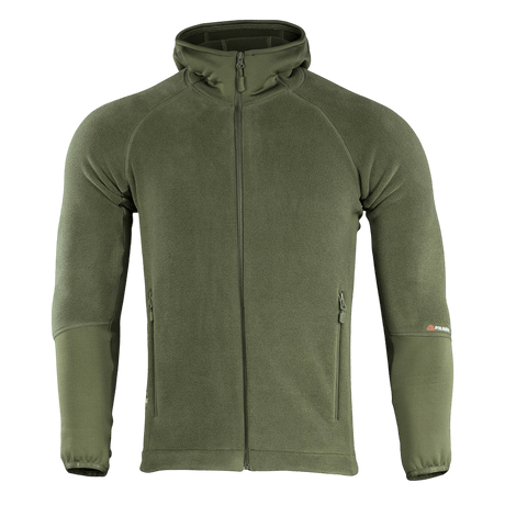 M-Tac Polartec Sport Hættetrøje i grøn, fremragende varmeisolering og åndbarhed, fremstillet af avanceret Polartec®-materiale