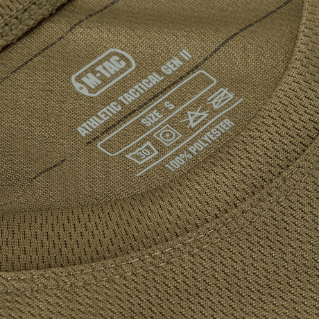 M-Tac Athletic Tactical Gen.II T-shirt – funktionel t-shirt størrelse small i højtekno-polyester materiale.