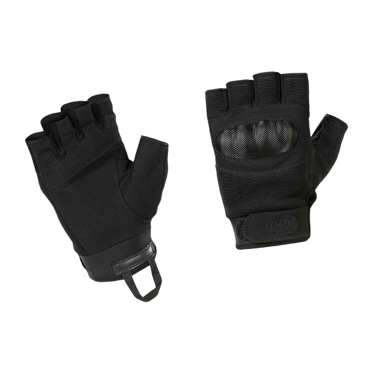 M-Tac Fingerløse Handsker Assault Tactical Mk.3 med forstærket greb og justerbar velcro til komfortabel pasform.